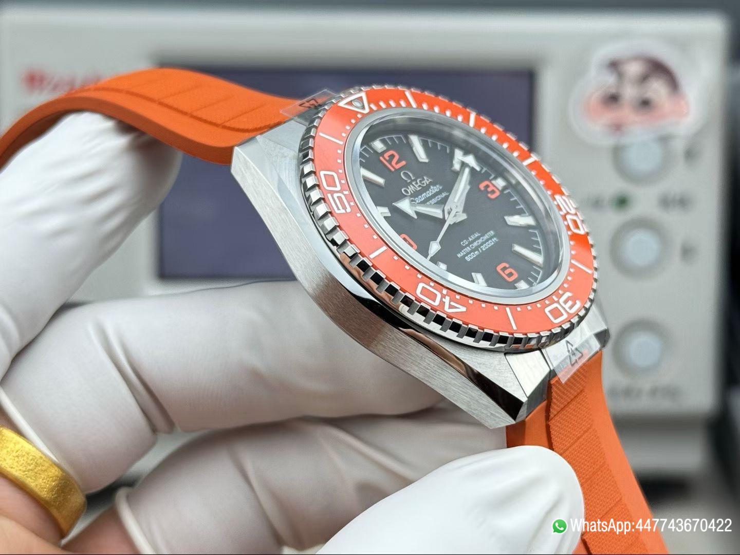 Super Clone Watch Omega New Seamaster 600m Orange dial and orange rubber strap 05 Super Clone Watch Omega New Seamaster 600m Orange dial and orange rubber strap 05