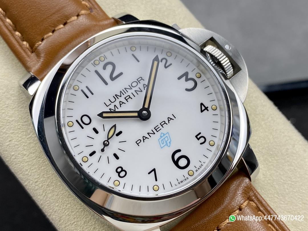 Super Clone Watch PAM778 W HWF 11 Best Edition White Dial on Brown Leather Strap A6497 01 Super Clone Watch PAM778 W HWF 11 Best Edition White Dial on Brown Leather Strap A6497 01