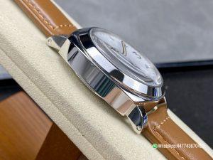 Super Clone Watch PAM778 W HWF 11 Best Edition White Dial on Brown Leather Strap A6497 04