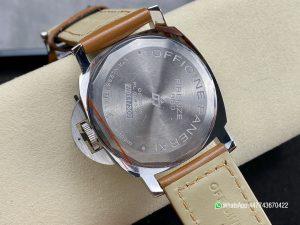 Super Clone Watch PAM778 W HWF 11 Best Edition White Dial on Brown Leather Strap A6497 06