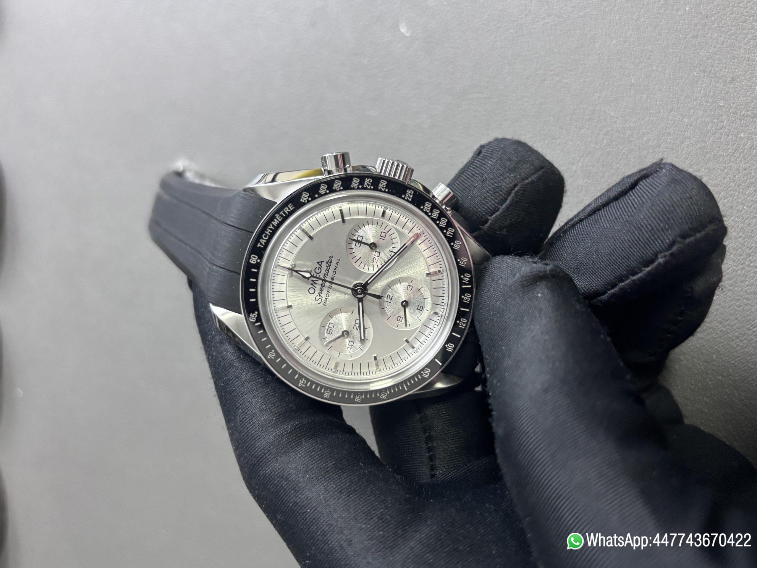 Super Clone Watch Speedmaster Moonwatch OMF Best Edition White Dial Manual Winding Chrono Movement 02 Super Clone Watch Speedmaster Moonwatch OMF Best Edition White Dial Manual Winding Chrono Movement 02