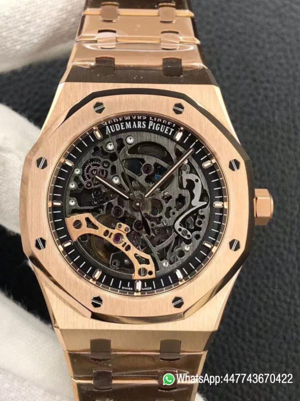Super Clone Watch THB Royal Oak Double Balance Wheel Openworked 15407OR 41mm 1 Super Clone Watch THB Royal Oak Double Balance Wheel Openworked 15407OR 41mm 1