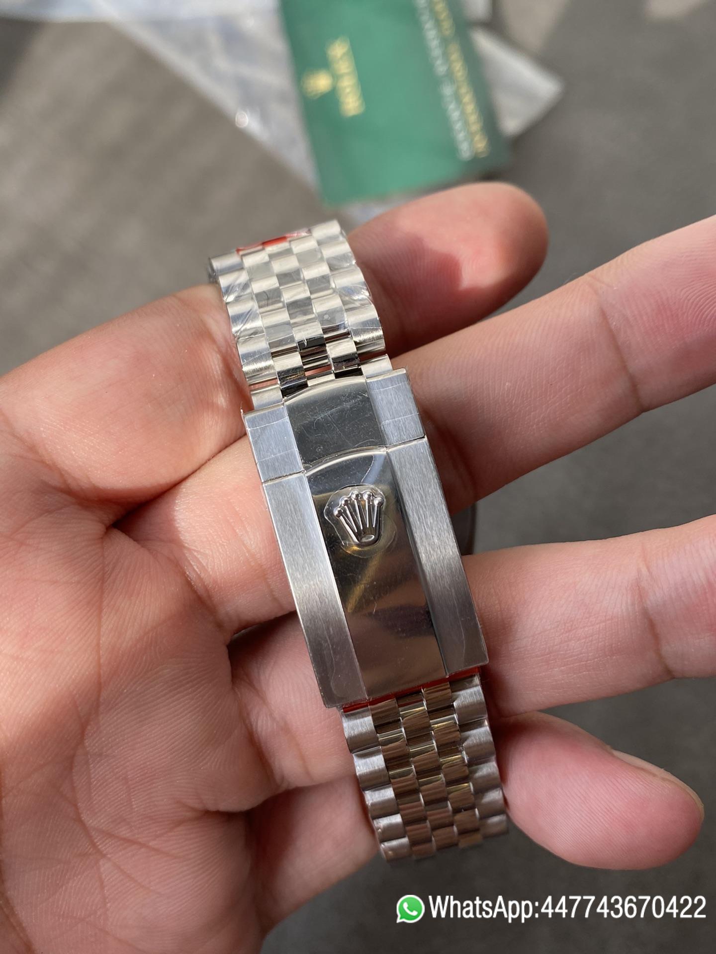 Super Clone Rolex DateJust 41 126300 0002 Blue Dial on Oyster Bracelet Dandong 3235 Movement 04 Super Clone Rolex DateJust 41 126300 0002 Blue Dial on Oyster Bracelet Dandong 3235 Movement 04