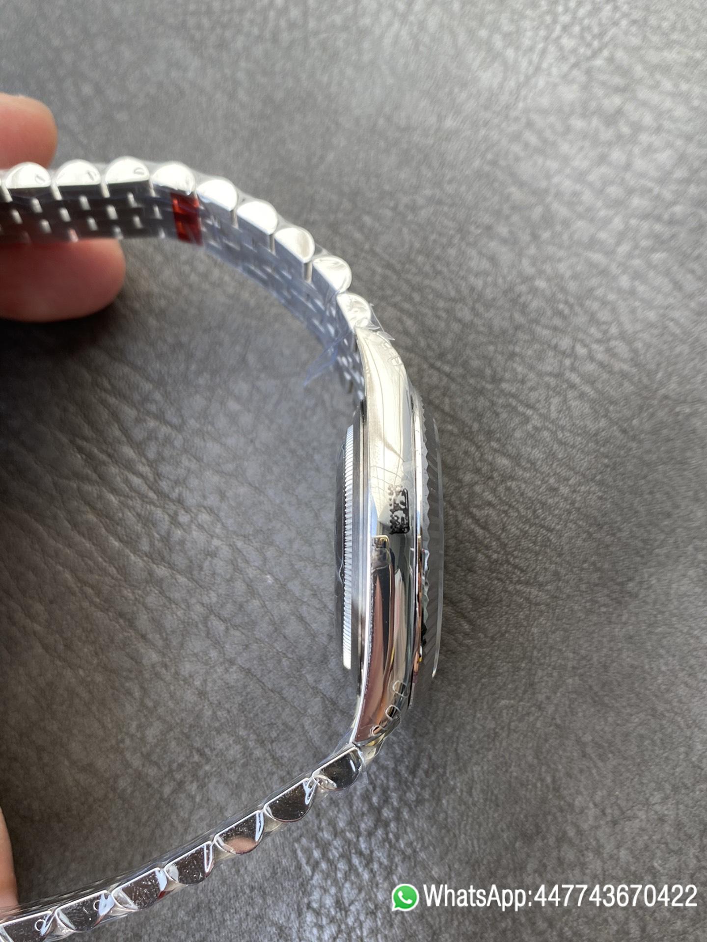Super Clone Rolex DateJust 41 126300 0002 Blue Dial on Oyster Bracelet Dandong 3235 Movement 09 Super Clone Rolex DateJust 41 126300 0002 Blue Dial on Oyster Bracelet Dandong 3235 Movement 09
