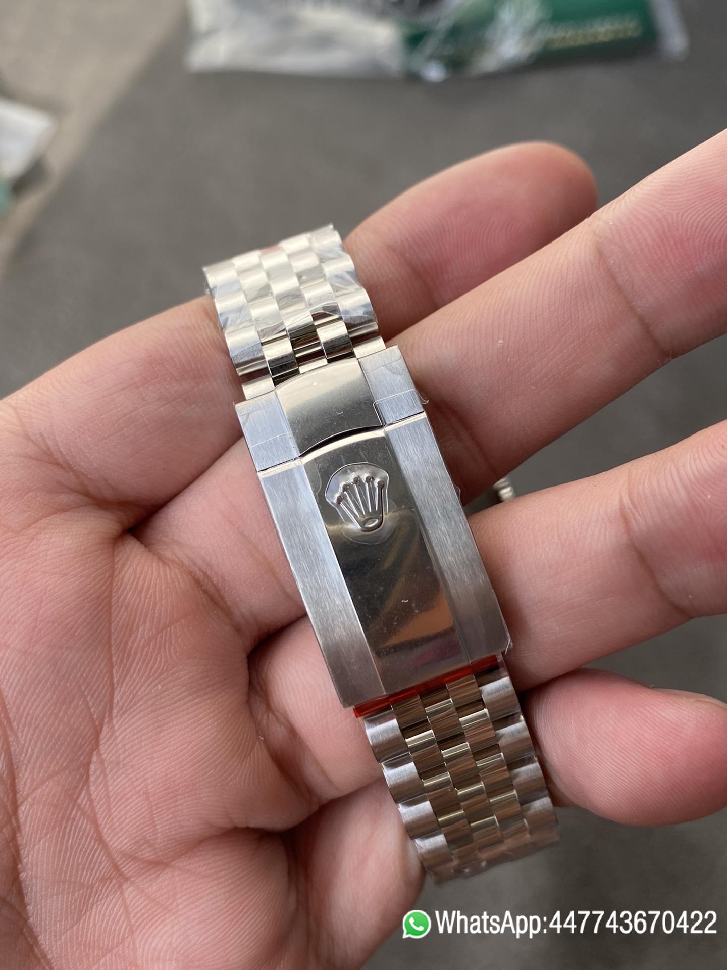 Super Clone Rolex DateJust 41 126334 0018 Black Dial on Oyster Bracelet Dandong 3235 Movement 09 Super Clone Rolex DateJust 41 126334 0018 Black Dial on Oyster Bracelet Dandong 3235 Movement 09