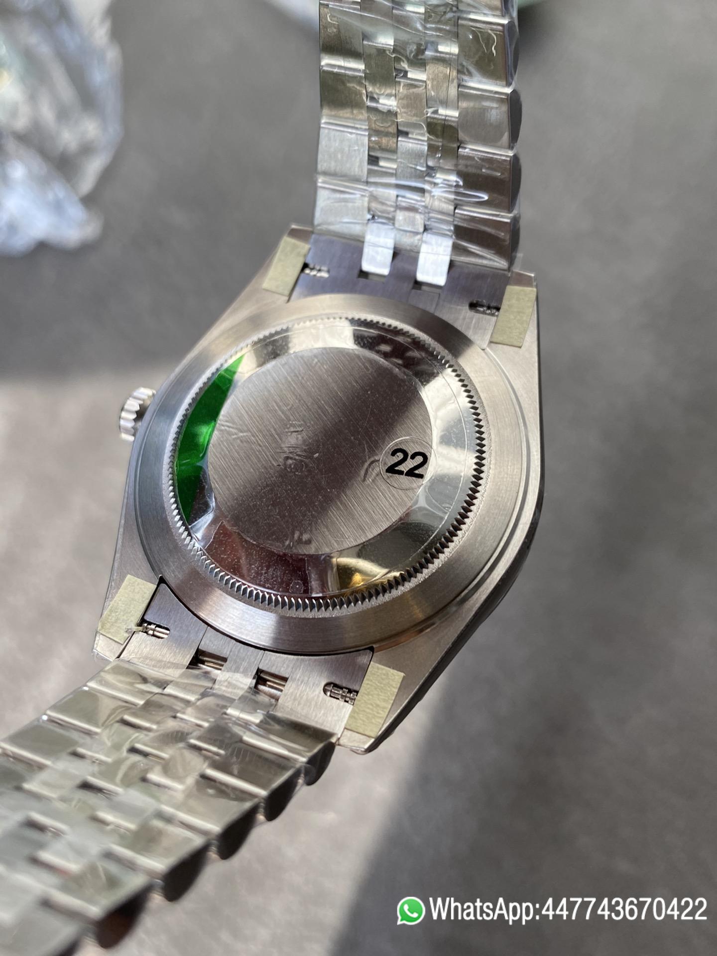 Super Clone Rolex DateJust 41 126334 0028 Green Dial on Oyster Bracelet Dandong 3235 Movement 06 Super Clone Rolex DateJust 41 126334 0028 Green Dial on Oyster Bracelet Dandong 3235 Movement 06