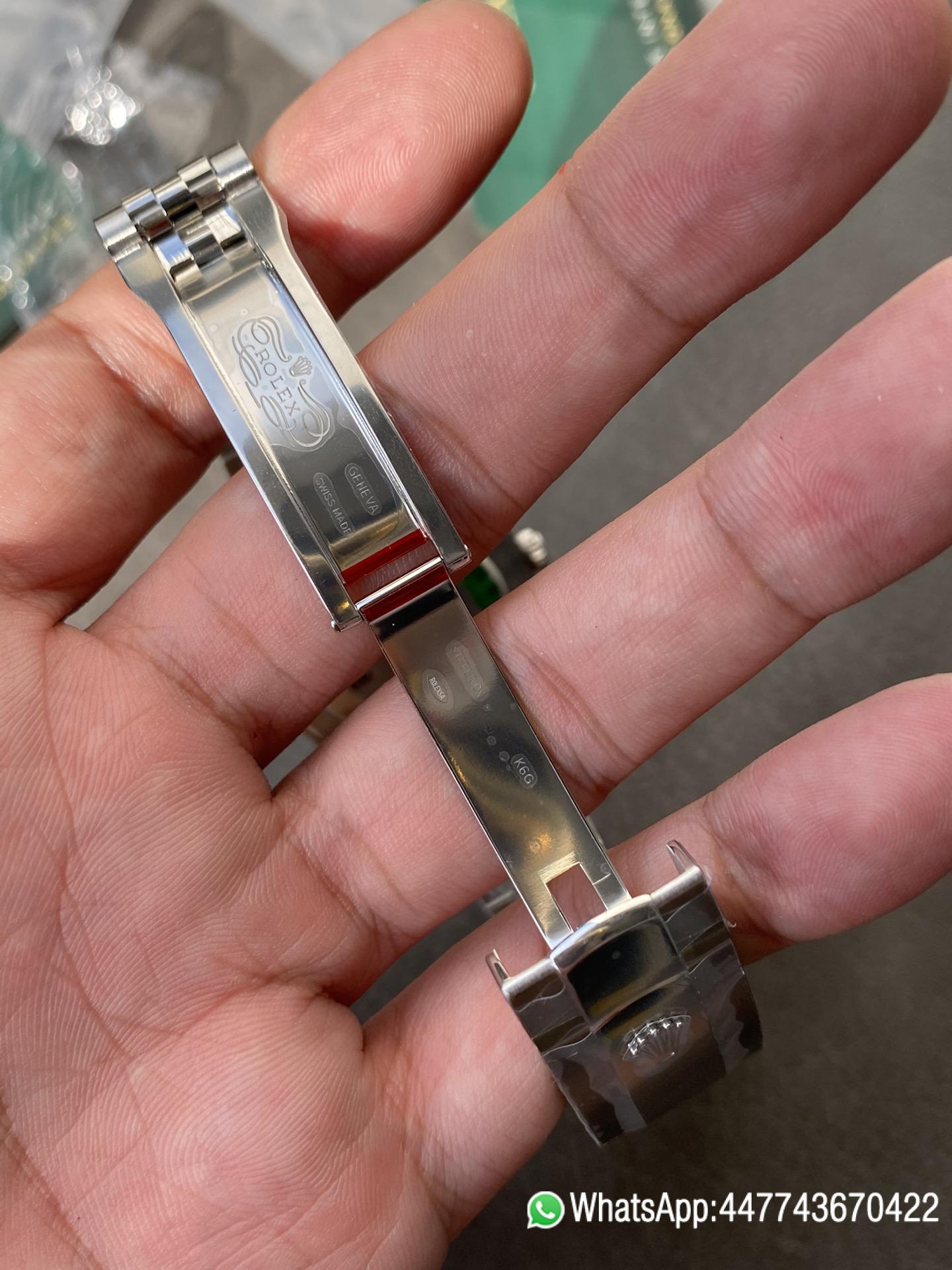 Super Clone Rolex DateJust 41 126334 0028 Green Dial on Oyster Bracelet Dandong 3235 Movement 07 Super Clone Rolex DateJust 41 126334 0028 Green Dial on Oyster Bracelet Dandong 3235 Movement 07