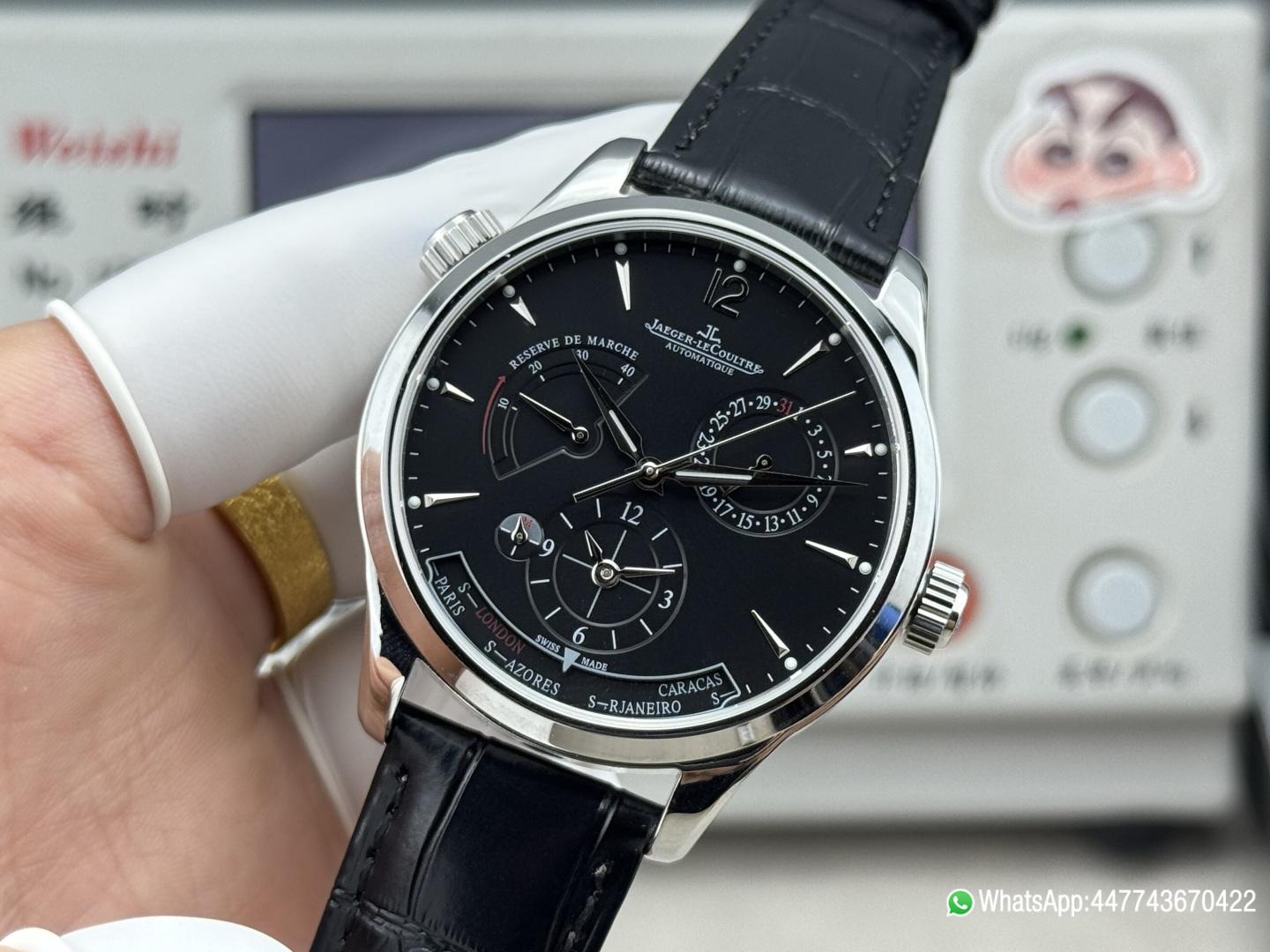 Super Clone Watch TWAF JL Q1428171 39mm Black Dial 316L stainless steel case and Cal.938A Movement 04