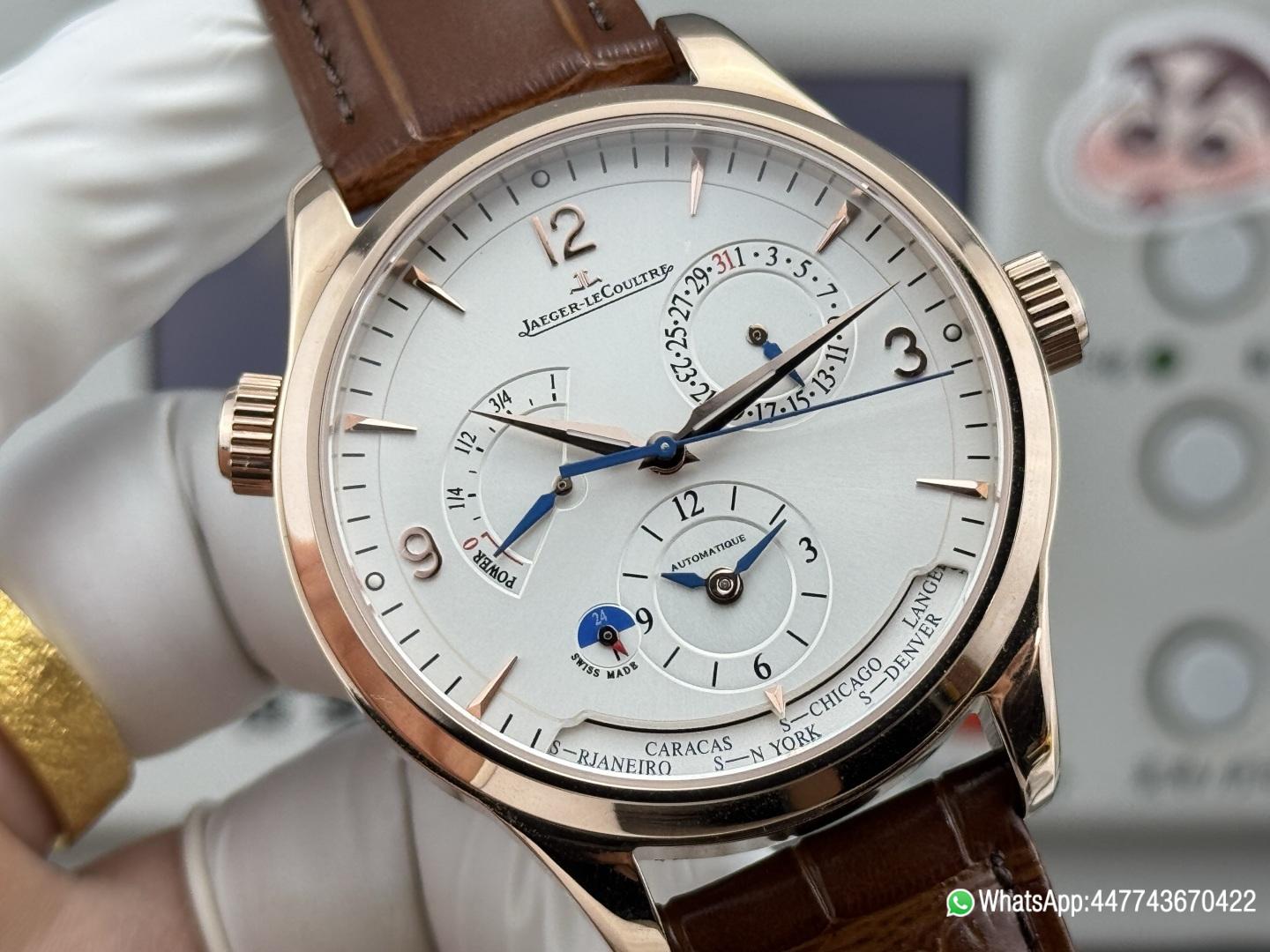 Super Clone Watch TWAF JL Q1532420 39mm Silver Sunburst Dial 316L 18K rose gold case and Cal.938A Movement 09