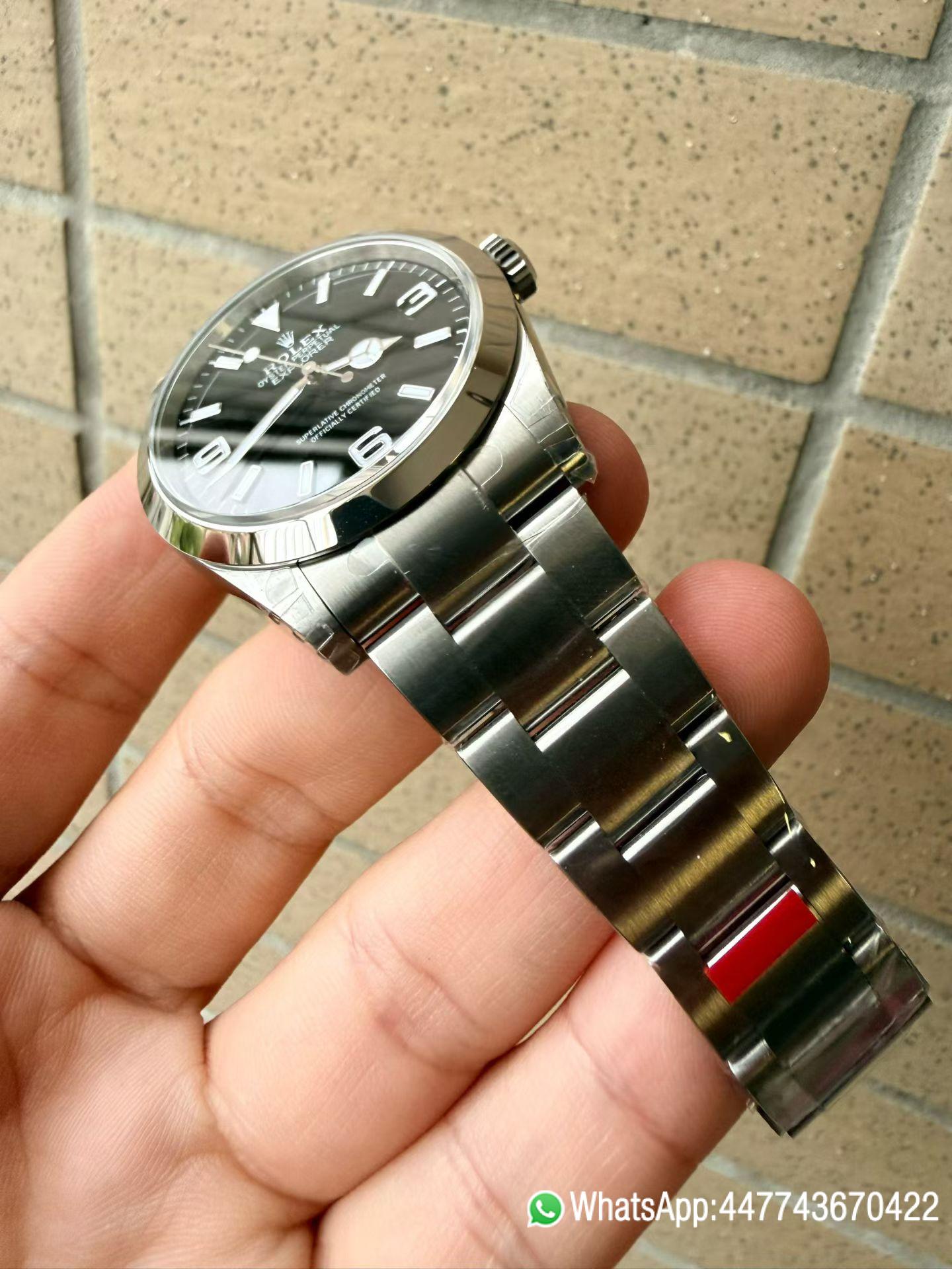 Super Clone Watch Rolex Explorer 40 Ref.224270 Black Dail 904L Oyster Steel Case Dandong 3230 movement 04 Super Clone Watch Rolex Explorer 40 Ref.224270 Black Dail 904L Oyster Steel Case Dandong 3230 movement 04