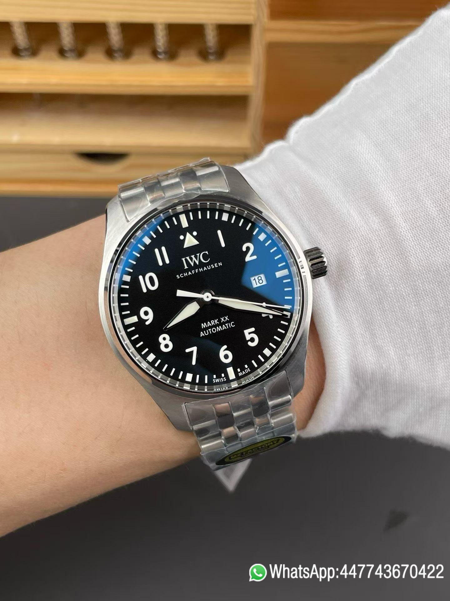 Super Clone watch IWC Mark XX IW328208 Black Dial Asia 2892 movement 01 Super Clone watch IWC Mark XX IW328208 Black Dial Asia 2892 movement 01