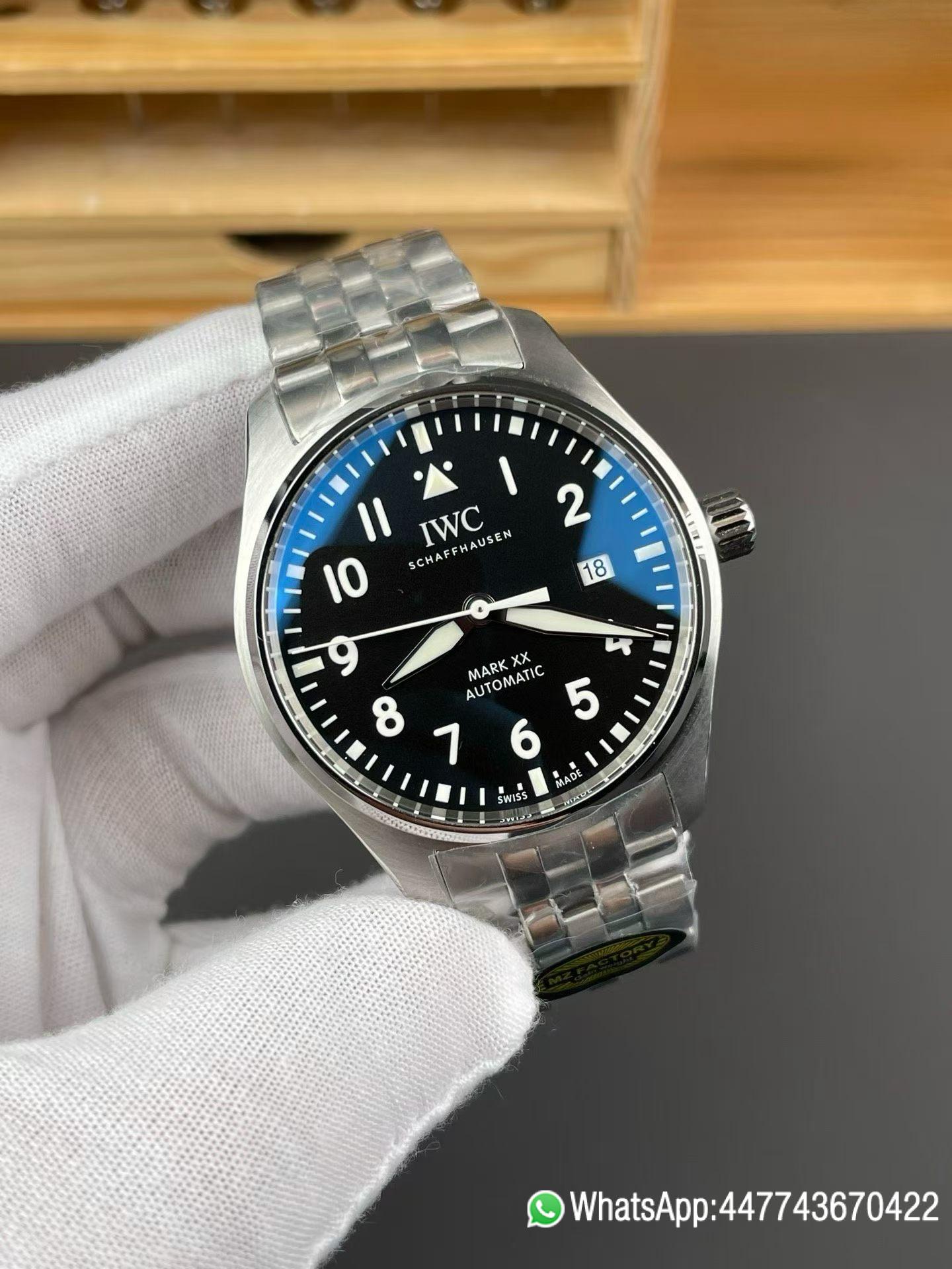 Super Clone watch IWC Mark XX IW328208 Black Dial Asia 2892 movement 09 Super Clone watch IWC Mark XX IW328208 Black Dial Asia 2892 movement 09