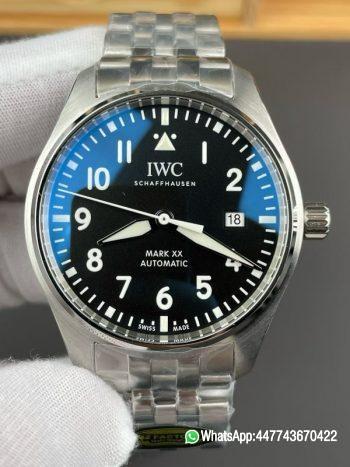 Super Clone watch IWC Mark XX IW328208 Black Dial Asia 2892 movement 105