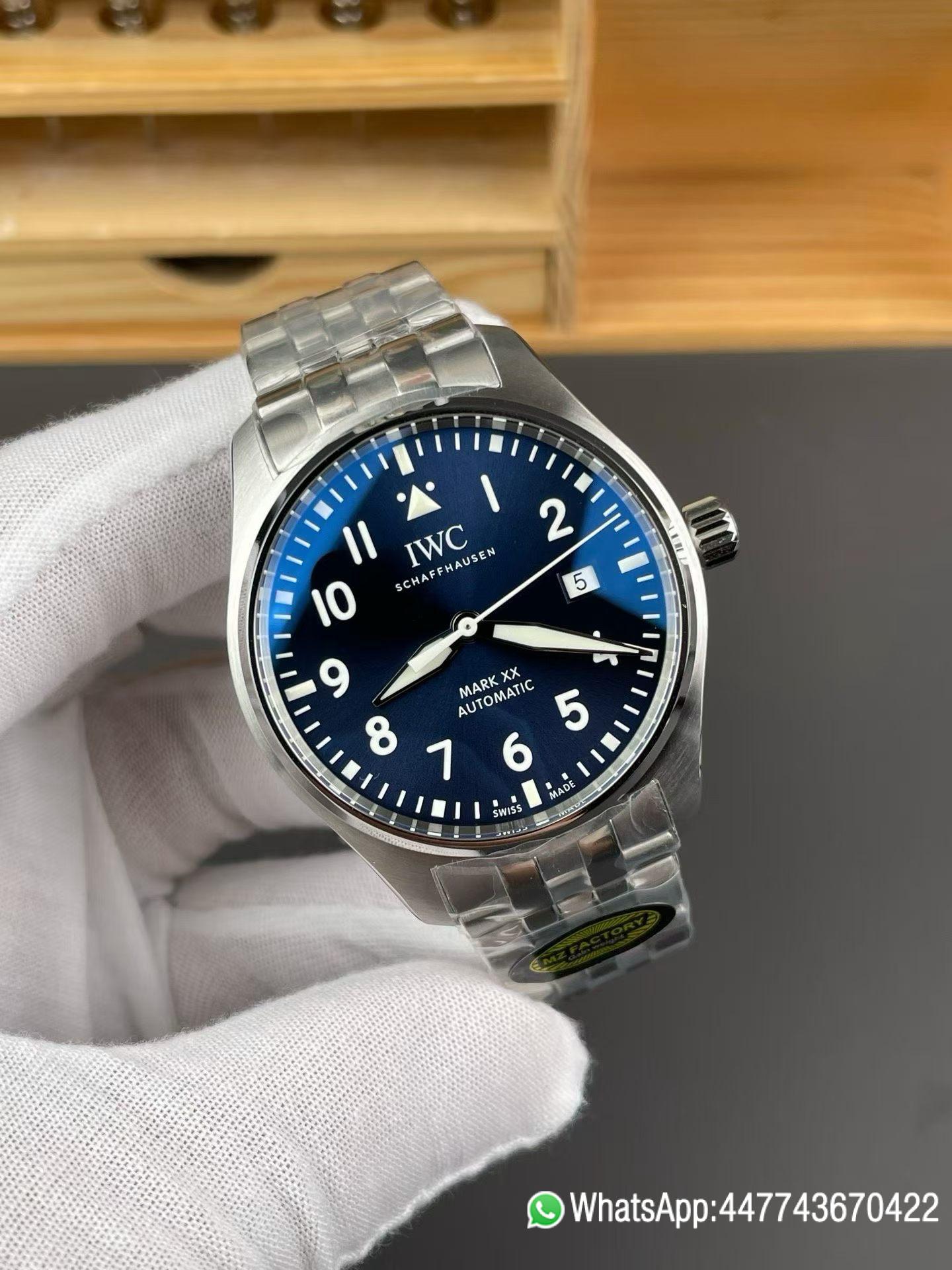 Super Clone watch IWC Mark XX IW328208 Blue Dial Asia 2892 movement 010 Super Clone watch IWC Mark XX IW328208 Blue Dial Asia 2892 movement 010