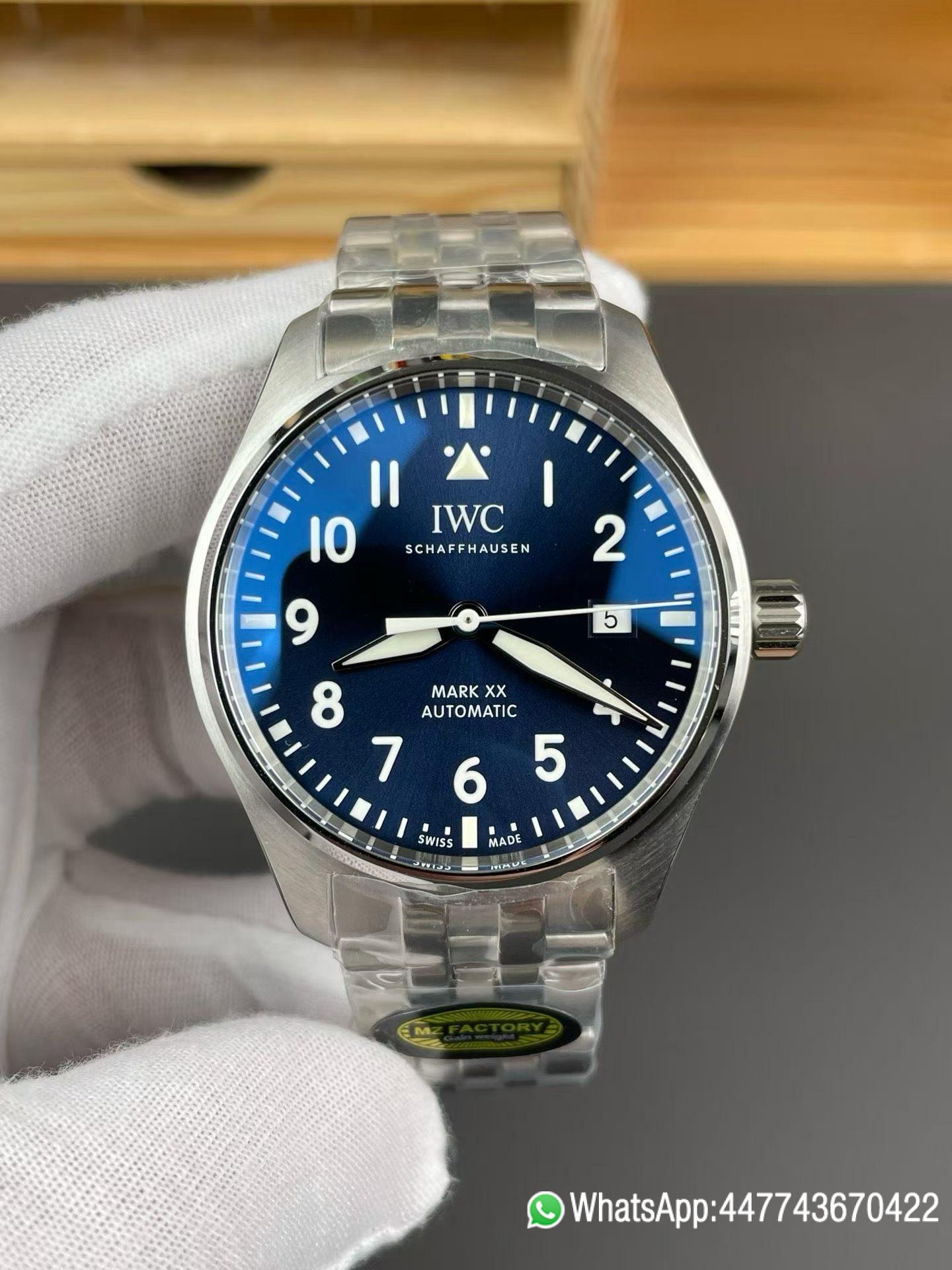 Super Clone watch IWC Mark XX IW328208 Blue Dial Asia 2892 movement 07 Super Clone watch IWC Mark XX IW328208 Blue Dial Asia 2892 movement 07