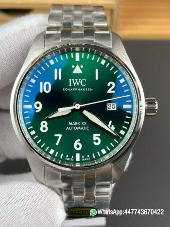 Super Clone watch IWC Mark XX IW328208 Green Dial Asia 2892 movement 0