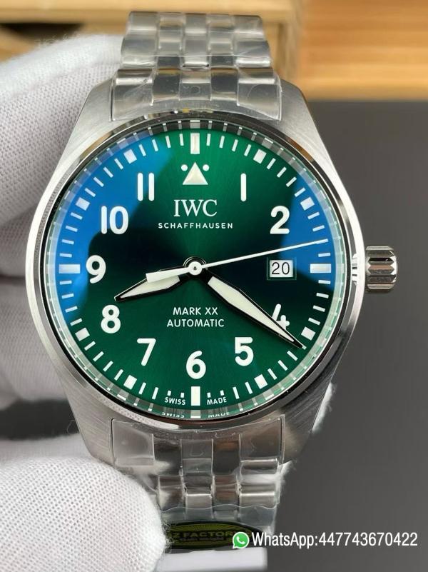 Super Clone watch IWC Mark XX IW328208 Green Dial Asia 2892 movement 0 Super Clone watch IWC Mark XX IW328208 Green Dial Asia 2892 movement 0