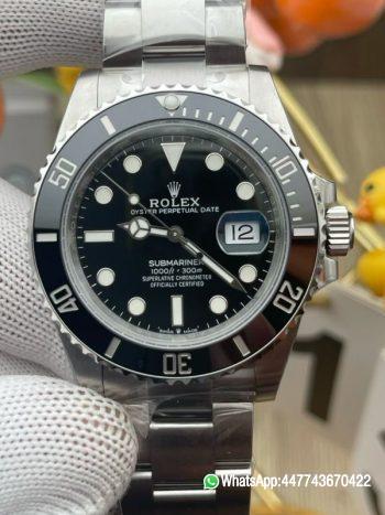 Super Clone Submariner Date 126610LN 41mm Black Dial Black Ceramic Bezel Oyster Bracelet DanDong 3235 Movement 0