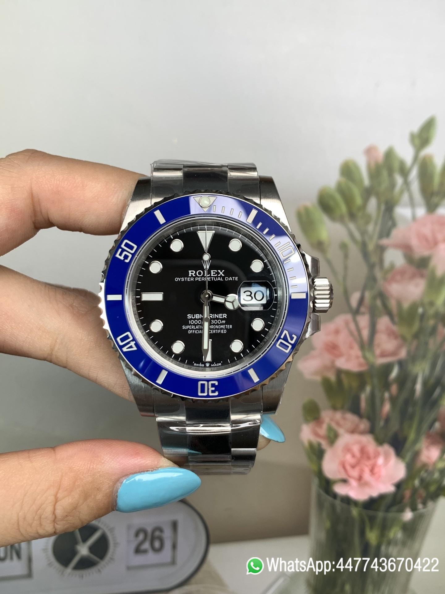Super Clone watch Rolex Submariner Cookie Monster 41mm 126619LB Black Dial Blue Ceramic Bezel Oyster Bracelet DD3235 Movement 01 Super Clone watch Rolex Submariner Cookie Monster 41mm 126619LB Black Dial Blue Ceramic Bezel Oyster Bracelet DD3235 Movement 01