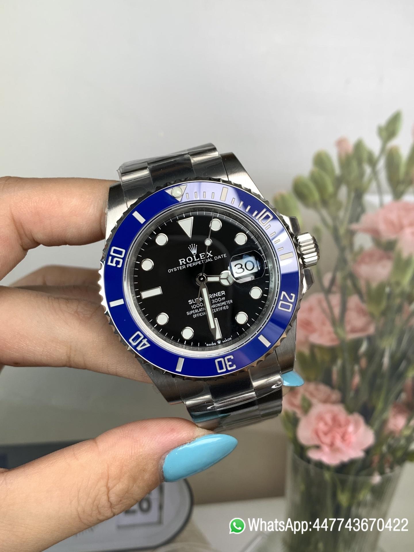Super Clone watch Rolex Submariner Cookie Monster 41mm 126619LB Black Dial Blue Ceramic Bezel Oyster Bracelet DD3235 Movement 02 Super Clone watch Rolex Submariner Cookie Monster 41mm 126619LB Black Dial Blue Ceramic Bezel Oyster Bracelet DD3235 Movement 02