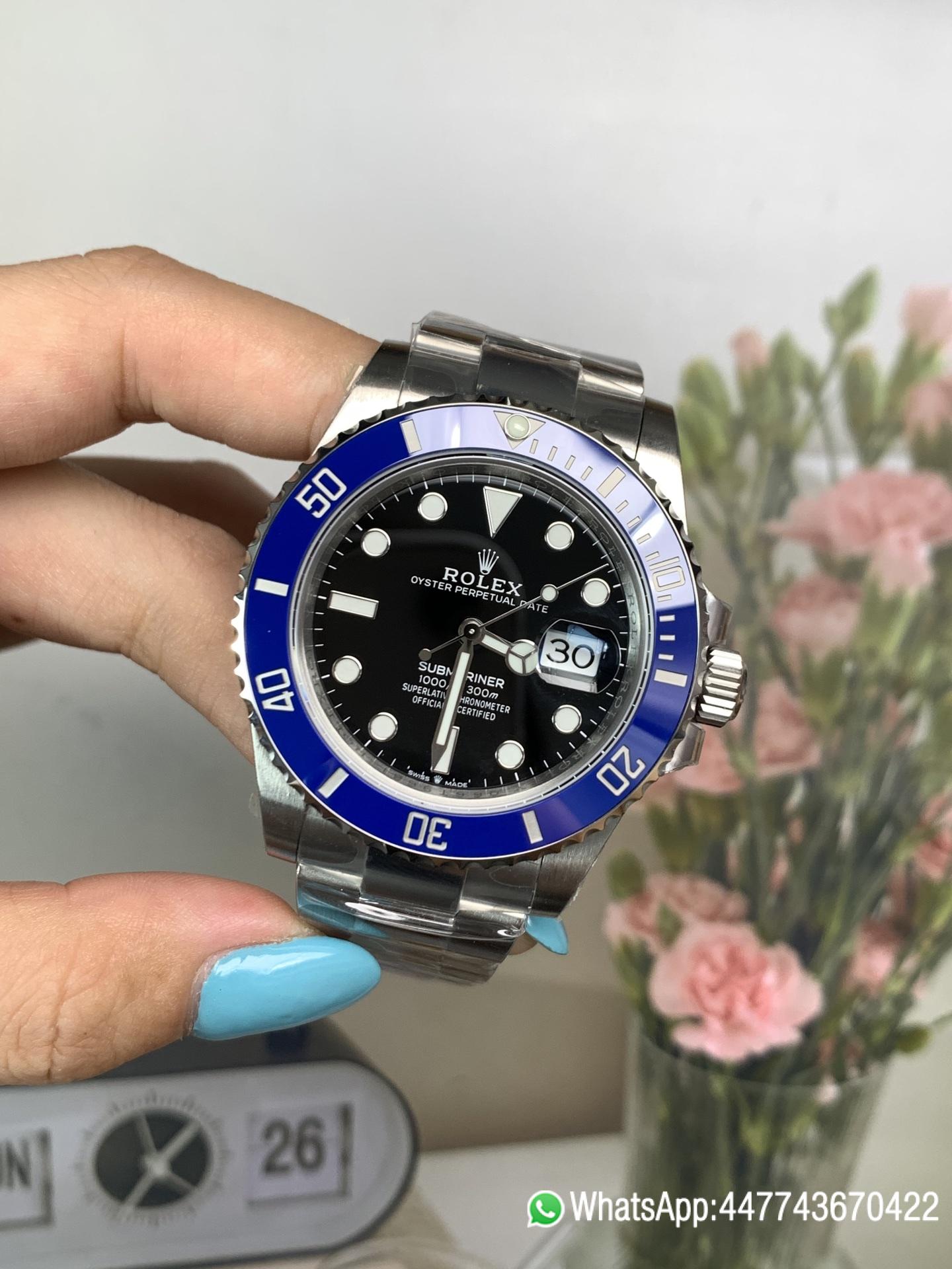 Super Clone watch Rolex Submariner Cookie Monster 41mm 126619LB Black Dial Blue Ceramic Bezel Oyster Bracelet DD3235 Movement 03 Super Clone watch Rolex Submariner Cookie Monster 41mm 126619LB Black Dial Blue Ceramic Bezel Oyster Bracelet DD3235 Movement 03
