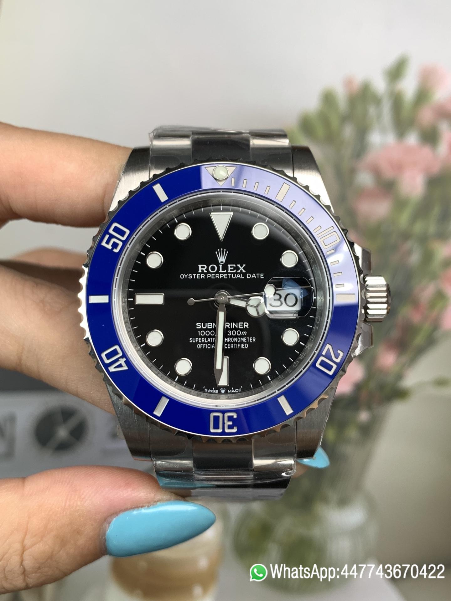 Super Clone watch Rolex Submariner Cookie Monster 41mm 126619LB Black Dial Blue Ceramic Bezel Oyster Bracelet DD3235 Movement 04 Super Clone watch Rolex Submariner Cookie Monster 41mm 126619LB Black Dial Blue Ceramic Bezel Oyster Bracelet DD3235 Movement 04
