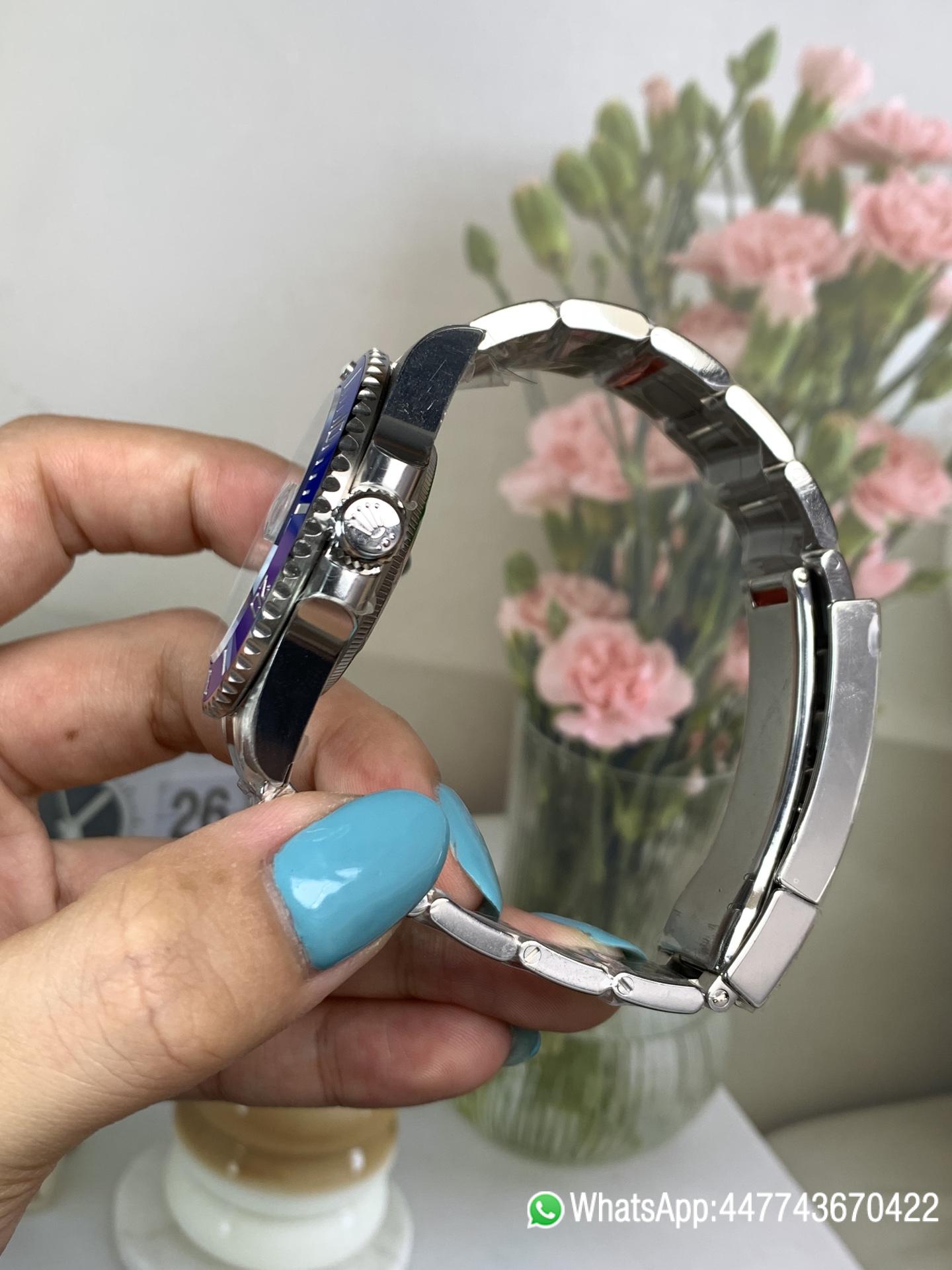 Super Clone watch Rolex Submariner Cookie Monster 41mm 126619LB Black Dial Blue Ceramic Bezel Oyster Bracelet DD3235 Movement 05 Super Clone watch Rolex Submariner Cookie Monster 41mm 126619LB Black Dial Blue Ceramic Bezel Oyster Bracelet DD3235 Movement 05