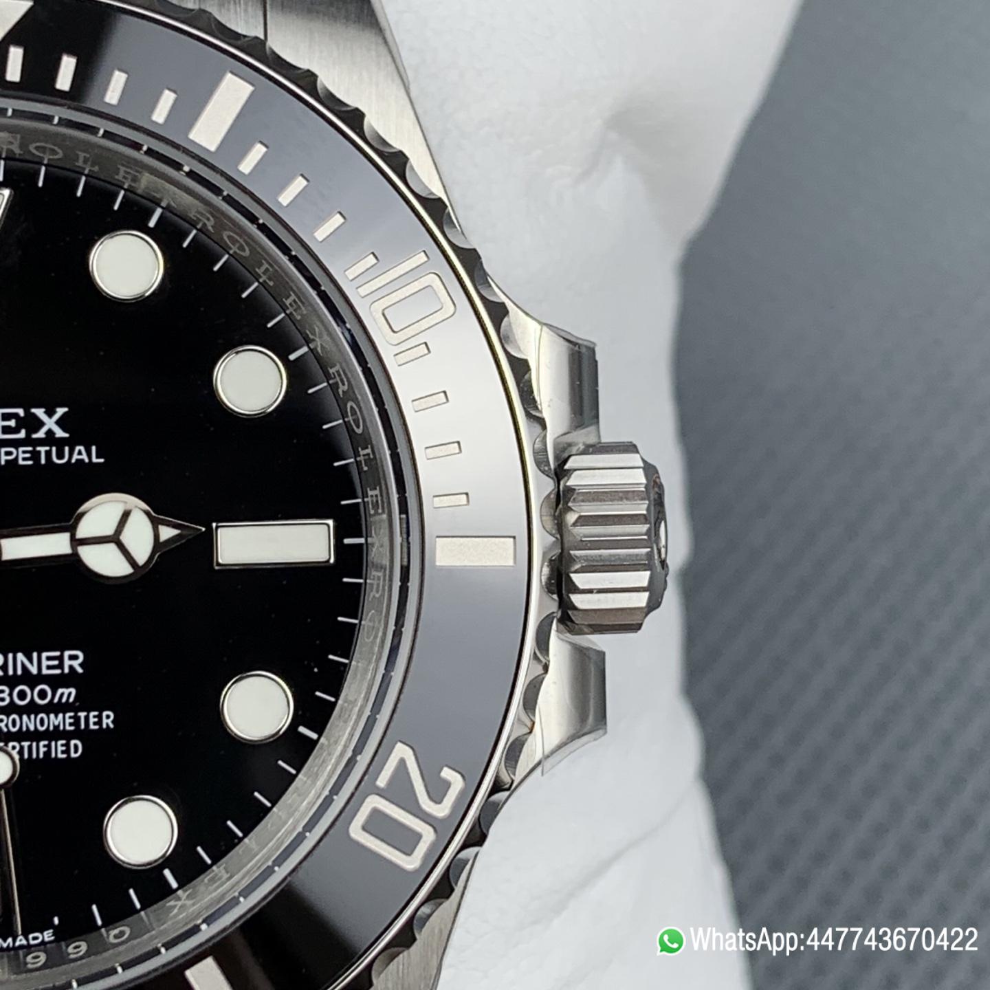 Super Clone watch Rolex Submariner No Date 41mm 124060 Black Dial Black Ceramic Bezel Oyster Bracelet DanDong 3230 Movement 06 Super Clone watch Rolex Submariner No Date 41mm 124060 Black Dial Black Ceramic Bezel Oyster Bracelet DanDong 3230 Movement 06
